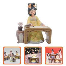 Chinese Ancient Beauty Statue Resin Figure Home Decoration