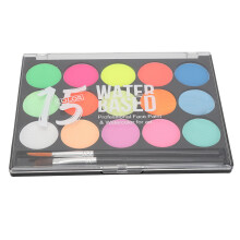 Kit di Trucchi per Viso per Bambini, 15 Colori, Trucco Lavabile a Base Acqua, 30g