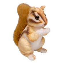 Realistische eekhoornknuffel van 19 cm (7,87 inch), premium knuffel, verzamelobject, cadeau voor alle leeftijden (bruin)