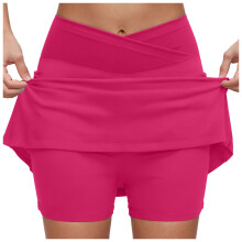 Dámské kraťasy s kapsami, stahující bříško, plus size, sukně, pro ženy, vysoký pas, sportovní kalhoty, sukně, ležérní kraťasy,