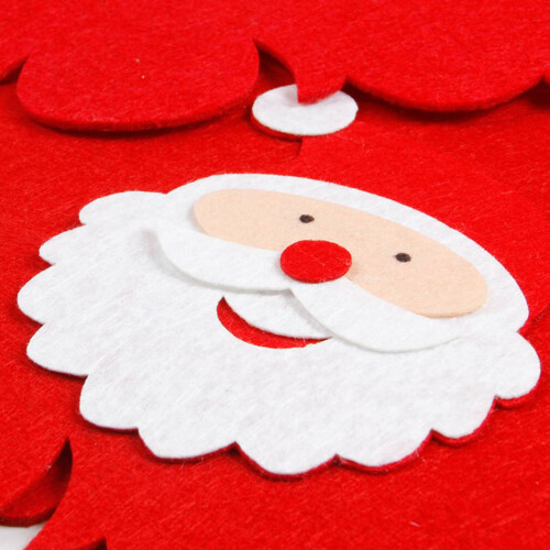 2Pcs Multi-Color Fork Table Mats Christmas Heat-Resistant Dinner Decor 1
