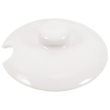 Couvercle de rechange en céramique pour pot à épices, facile à nettoyer avec trou pour cuillère, 1 ensemble, accessoire de cuisine pratique.