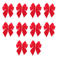 Pendentif nœud décoratif de Noël, nœud en velours surdimensionné, décoration festive pour sapin de Noël, décoration de mariage, décoration