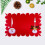 2Pcs Multi-Color Fork Table Mats Christmas Heat-Resistant Dinner Decor 5
