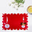 2Pcs Multi-Color Fork Table Mats Christmas Heat-Resistant Dinner Decor 7