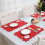 2Pcs Multi-Color Fork Table Mats Christmas Heat-Resistant Dinner Decor 10
