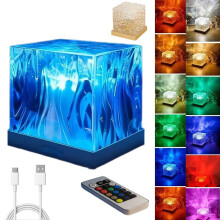 Projetor Aurora de 16 cores Northern Dreamscape com controle remoto | Novo projetor 2026 | Iluminação ambiente para quarto | Presente de Natal para