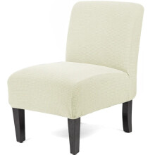 Housses de fauteuil sans accoudoirs extensibles en velours pour fauteuil sans accoudoirs, housses de fauteuils avec accoudoirs pour salon