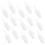15Pcs Clear Candy Scoops Mini White Buffet for Kitchen 11