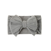 Baby Big Hair Bow Head Wrap, Turban Knotted Knitted Headbands, Soft Silk Stretchy Hair Bands for Newborn Infant Toddlers