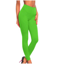 Női meleg bársony leggings, magas derekú, egyszínű zöld, vastagított plüss otthoni nadrág – kompatibilis őszi/téli hétköznapi