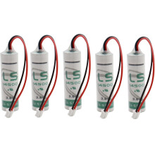 5 baterias LS14500 com plugue branco para SAFT LS14500, bateria AA de 3,6 V aplicada em equipamentos eletrônicos de teste especiais, 2600 mAh