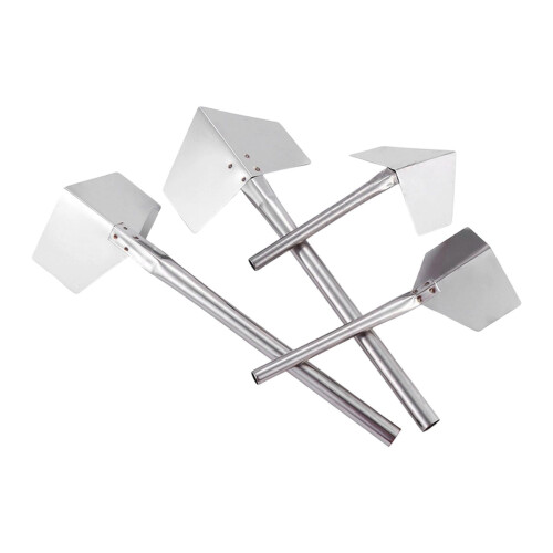 4 Pieces Drywall Corner Tool Hand Trowel Plastering Scraper Rustproof Steel for Inside Outside Corner Finishing 1