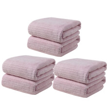 School Count3 stuks 29,5 x 13,8 inch fluwelen handdoeken voor volwassenen, dagelijks gebruik thuis, absorberend, droog haar, strandhanddoek met