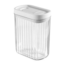 Réservoir étanche en plastique pour la cuisine, idéal pour conserver les aliments, les céréales, les snacks et autres produits secs. Boîte de
