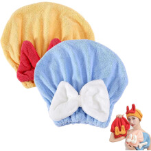 2026 New Super Absorbent Hair Towel Wrap for Wet Hair, Microfiber Twist Hairs Towel Wrap for Women, Soft Bow Drying Caps, Hairs Accessories for Women