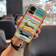 TPU-telefonskal kompatibelt med TCL50LE/T510SPP – Vattentätt, stötsäkert, graffitidesign, heltäckande, smutsavvisande