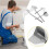 4 Pieces Drywall Corner Tool Hand Trowel Plastering Scraper Rustproof Steel for Inside Outside Corner Finishing 7