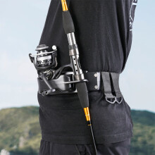 Adjustable Fishing Rod Holder Belt with Waist Mount