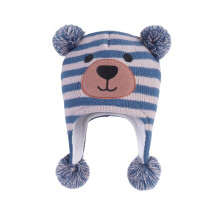 Nrmvnmi Toddler Kids Winter Beanie Hat,Earflap Knit Warm Cap Fleece Lined Beanie Windproof, Warm And Comfortable Hat For Baby Boys Girls (0-3 Years)
