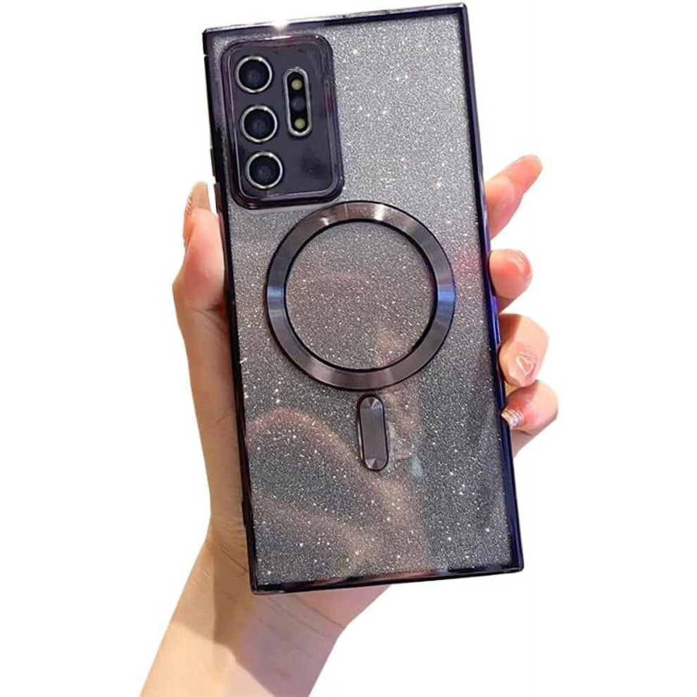 Magnetic Glitter Case For Samsung Galaxy Note 10+ PlusâMagsafe Compatible, Anti-Scratch, Shockproof, Clear With Full Camera Protection 9071309116137