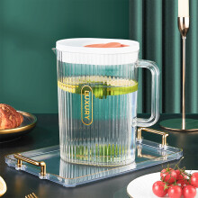 Bouilloire froide étanche de 4 L avec robinet, distributeur de boissons grande capacité pour réfrigérateur et fêtes – Convient à un usage