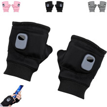 Heated Fingerless Gloves, 3 Heat Settings, Rechargeable & Smart Thermostatic – Compatible with Outdoor Work, Cycling, Skiing