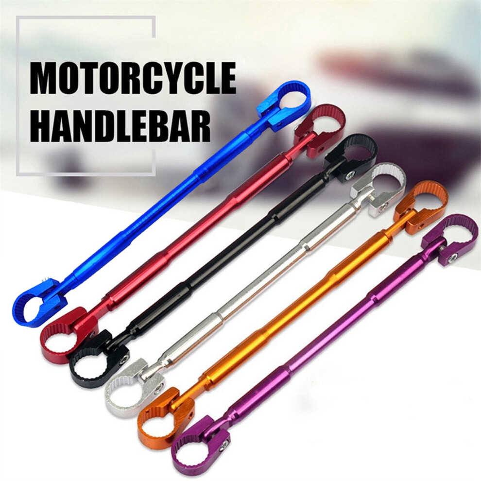 22Mm Universal Motorcycle Aluminium Alloy Strengthen Handlebar Balance Crossbar Black 9425574214270