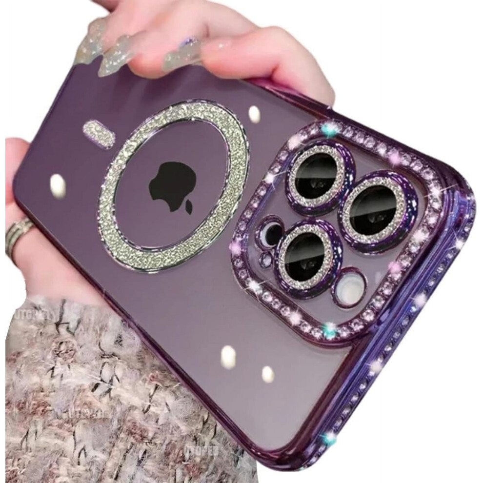 Iphone 14 Pro Max Glitter Diamond Electroplated Case 9362892770265