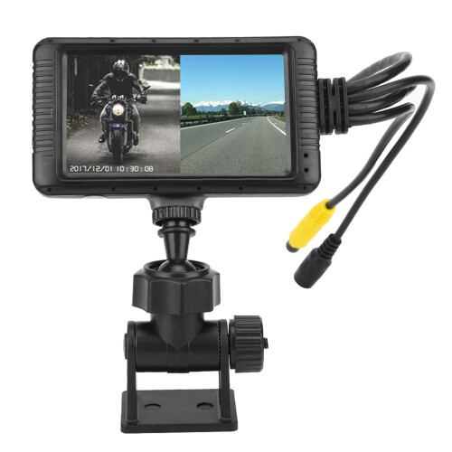 Motorcycle DVR Dash Camera With Night Vision Function And Shockproof Design1080P HD Real Time Video Recorder For Front Rear Coverage 2