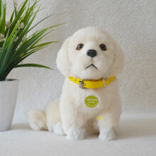 Interactive Simulation Dog-Realistic Puppy Electronic Toy Dog with Barking- Robotic Pet Toy Present Gift for Toddler Girls Boys