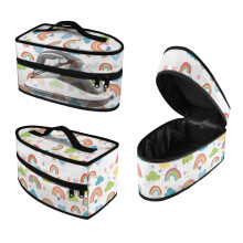 Cartoon Rainbow Iron Holder Bag Lightweight Travel Organizer
