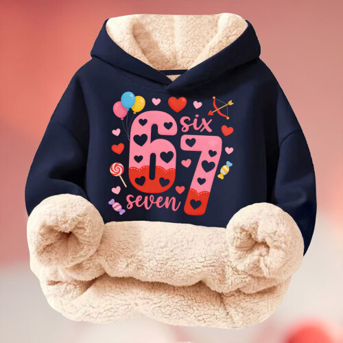 Moletom infantil com capuz, estampa multicolorida, macio e leve. 1