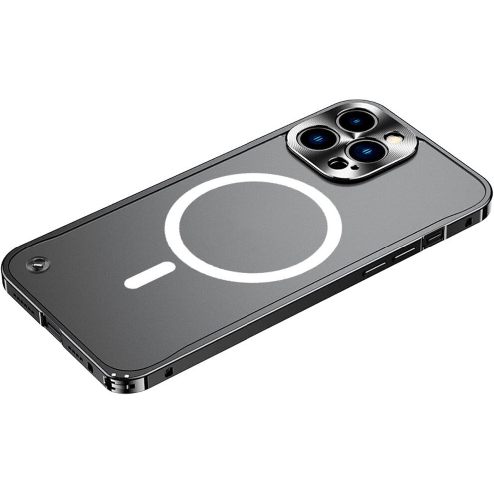 Aluminum Magnetic Phone Case For Iphone 14 Pro With Magsafe 9362892793301