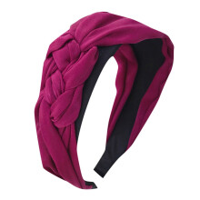 Diadema anudada para mujer – Ancho, antideslizante, de mezcla de algodón
