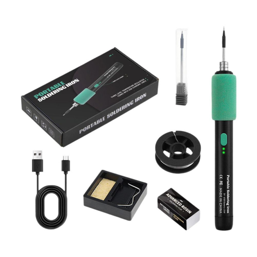 Usb Soldering Iron Adjustable Temperature Cordless Portable 9362892796265