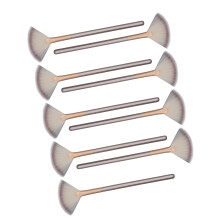 Gesicht Make-up Pinselset 9 Stück, weiche Aluminiumröhrchen, Gesichtsanwendung für Schönheit