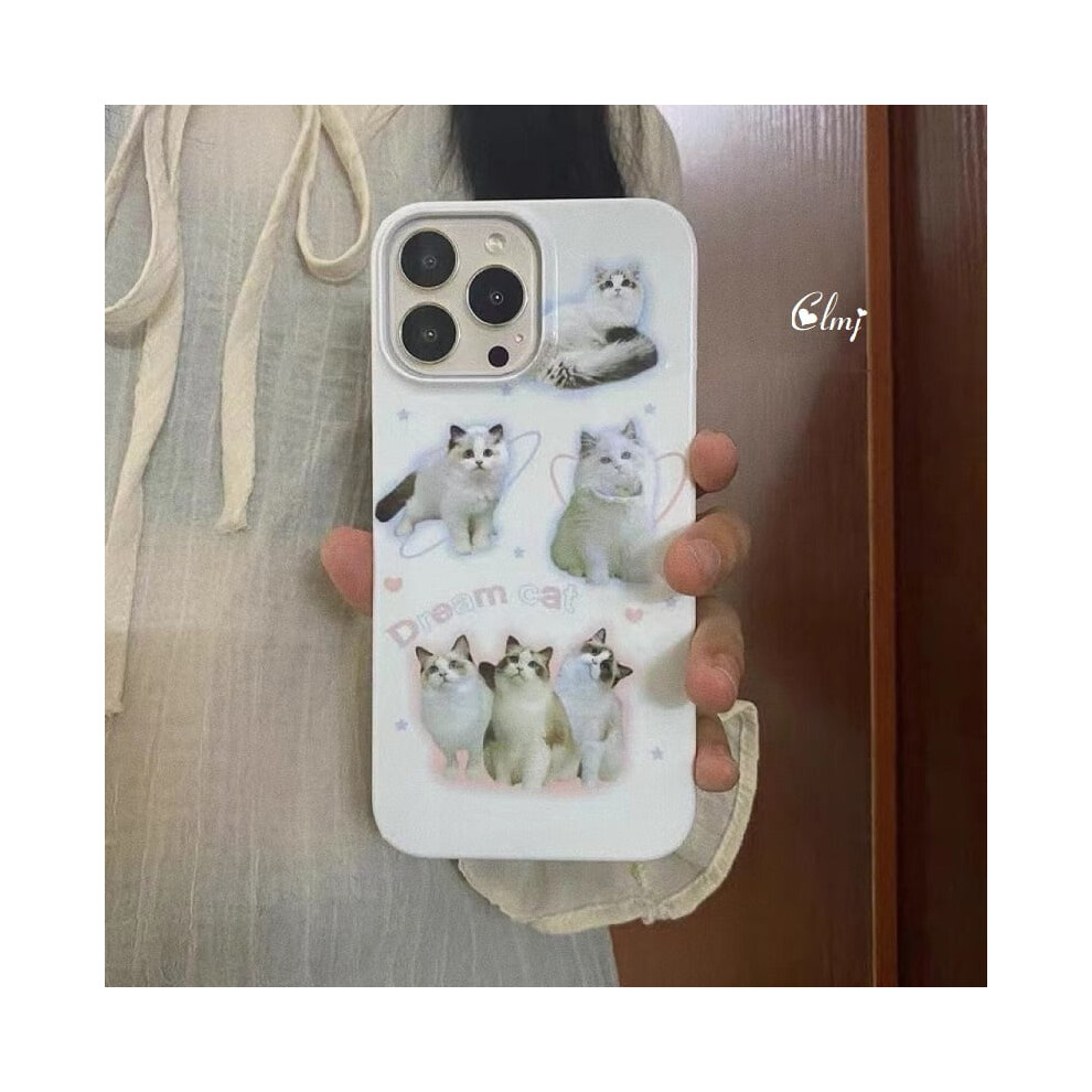 Clmj Y2k Vintage Cat Dog Cartoon Phone Case For Iphone 13 968604605840