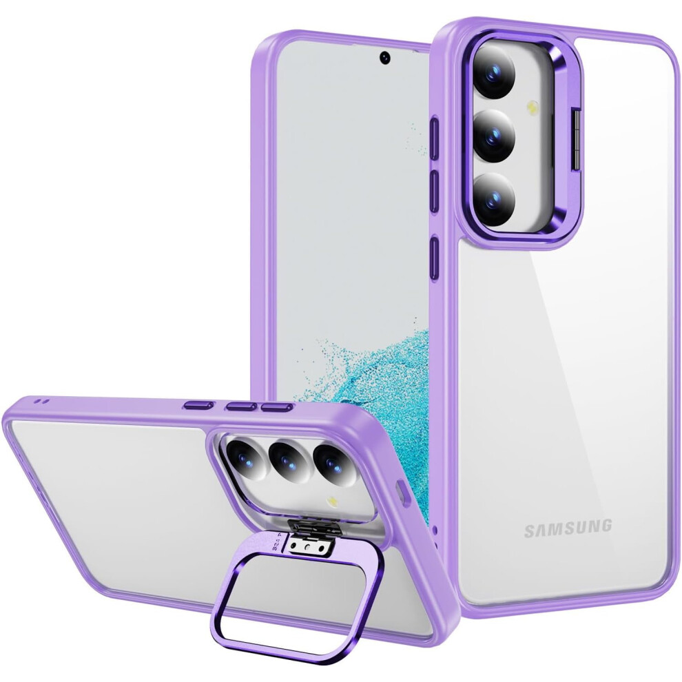 Samsung Galaxy S24 Plus Clear Case With Kickstand Light 9341593949668