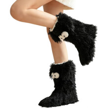 Women's Cozy Winter Slipper Socks with Fleece Lining and