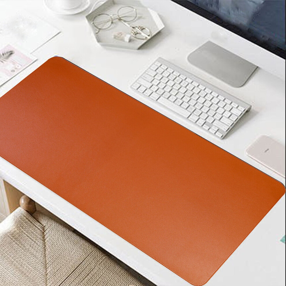 Mouse Pad - Cork Bottom Mouse Pad, Soft Synthetic Leather Writing Pad, Nonslip Office Desk Mat, Spacious 30X60 Cm For Students & Professionals 9426043848927