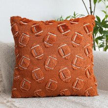 Pillow Covers with Patterns, Decorative Pillow Cases with Soft Fabric, Hidden Zipper for Home Decor, 18x18 in, 1 Pc