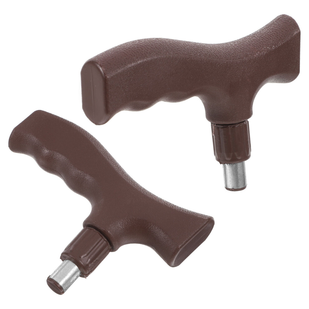 2pcs Walking Cane Replacement Handles for Canes Crutches Reusable Handle