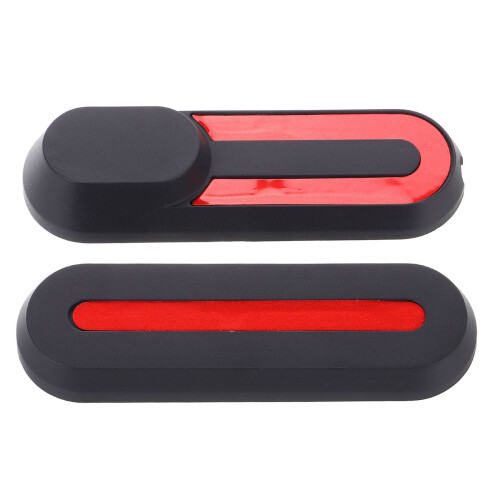 Pretyzoom Electric Scooter Round Cover Black Plastic 2Pcs