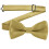 Bow Tie Solid Color Adjustable for Kids Gold Free Size 1
