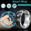 Waterproof NFC Finger Ring Smart Wearable White Size 6 2