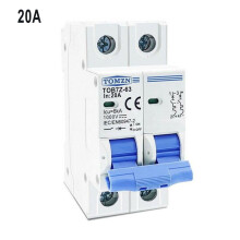 DC Circuit Breaker 1000V 2-Pole Solar PV MCB 6–63A