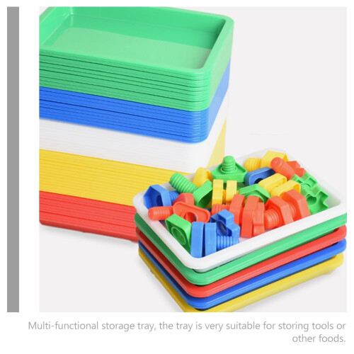 Art Trays Rectangular 5Set 13.4X9.8X1.0In