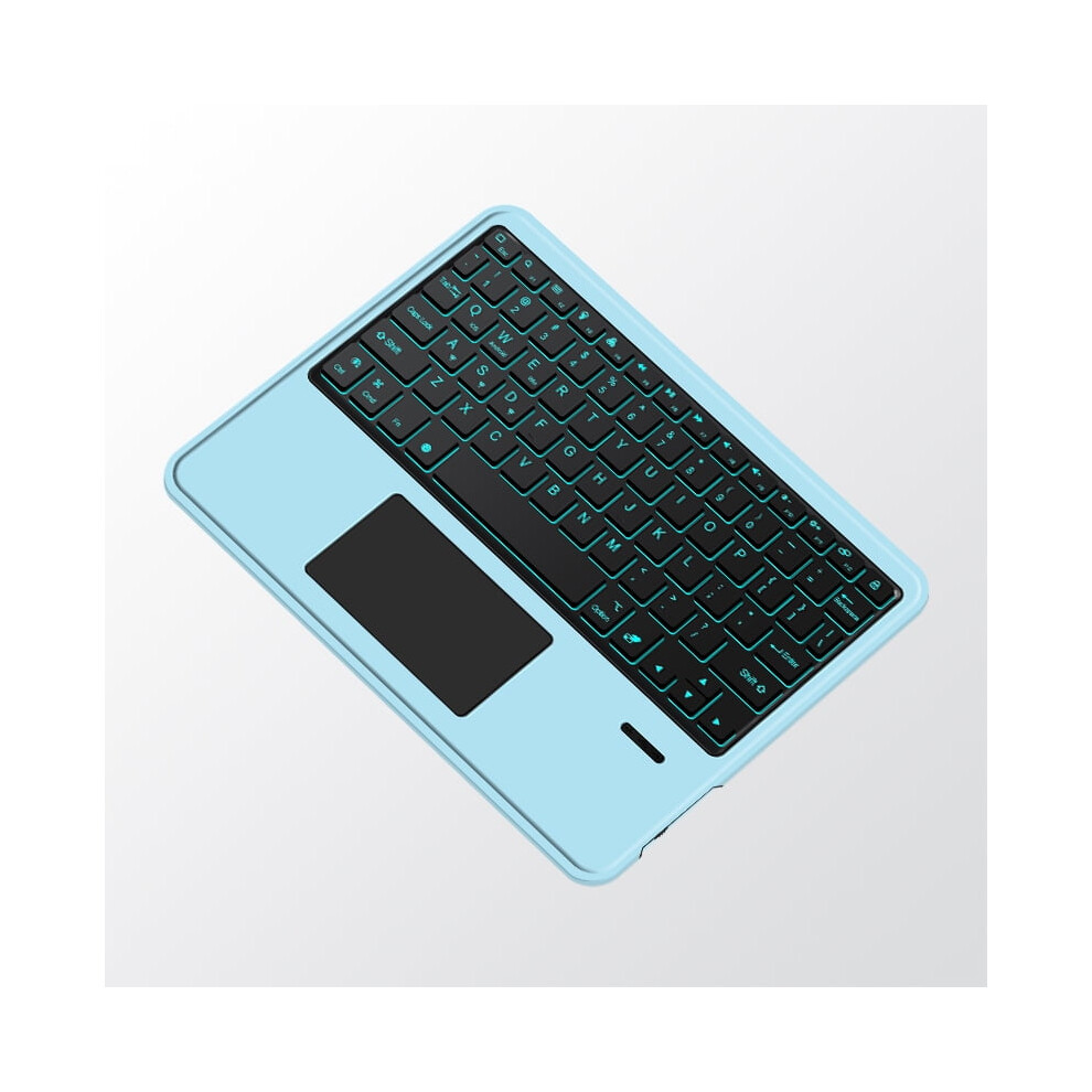 Deutsch Wireless Bluetooth Backlight Touchpad Keyboard For Phone Compatible With Ipad Tablet Laptop German Keyboard For Android Ios Windows 9426043885151