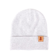 Toddler Beanie for Boys Girls Baby Kids Warm Knit Winter Hat White